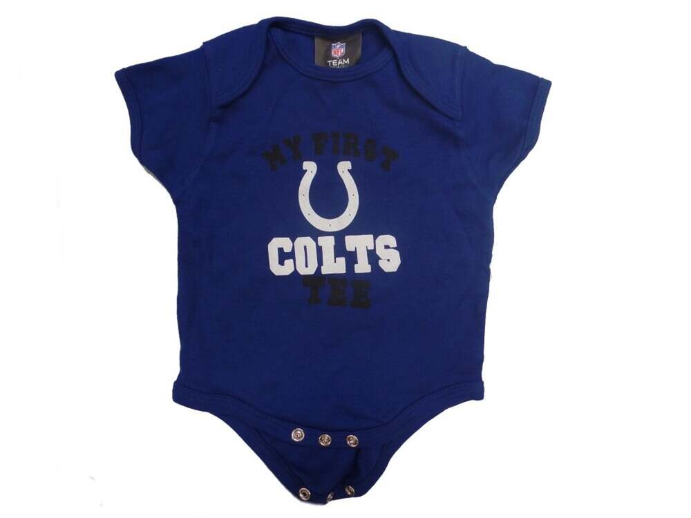 Indianapolis Colts "My First Tee" Romper (3-6M)